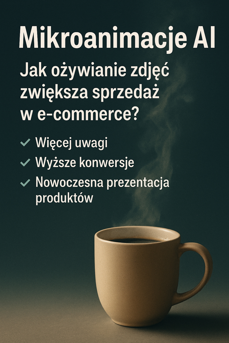 Mikroanimacje AI – jak ożywione zdjęcia zwiększają sprzedaż w e-commerce