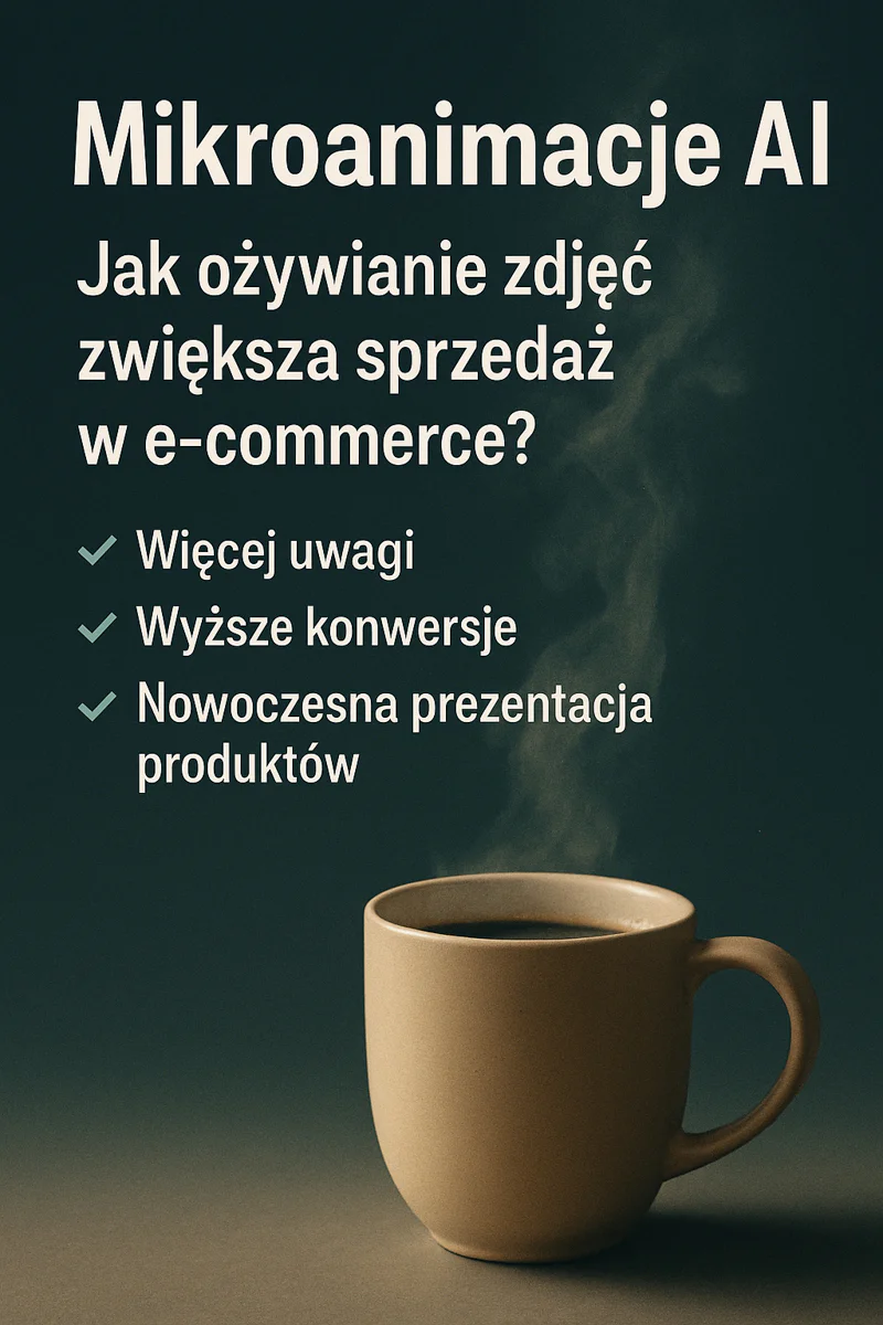 Mikroanimacje AI – jak ożywione zdjęcia zwiększają sprzedaż w e-commerce