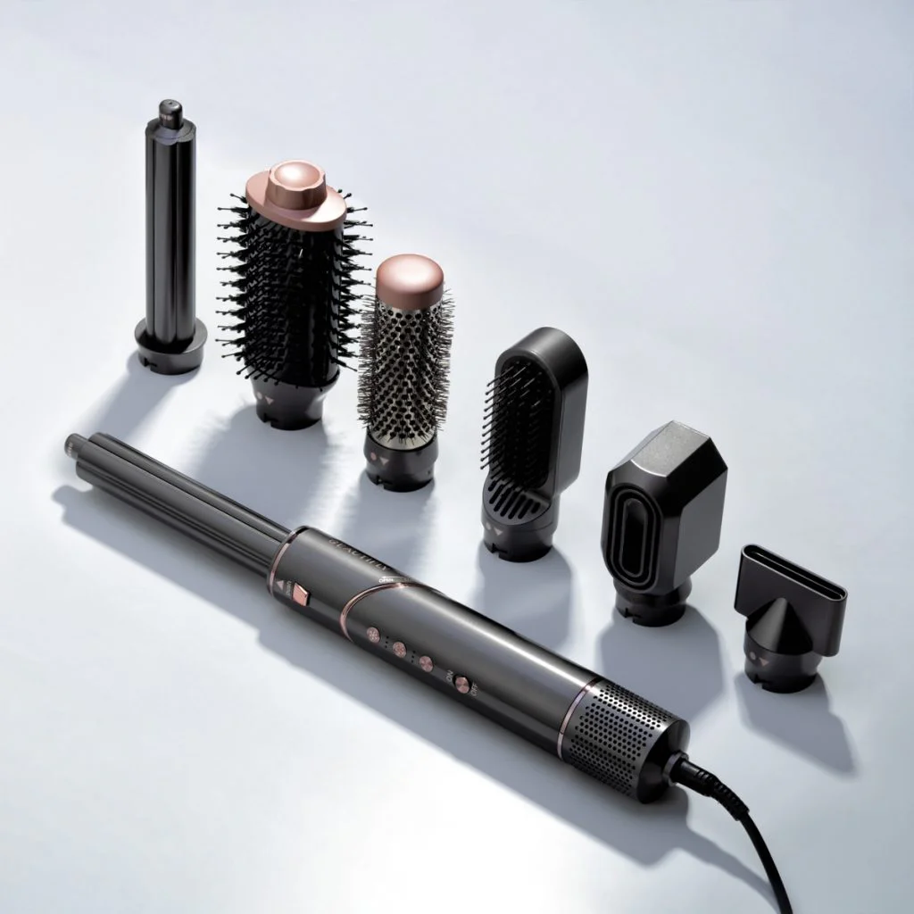 Zdjęcia packshot fotografia produktowa suszarki i prostownice Mikroanimacje AI – jak ożywione zdjęcia zwiększają sprzedaż w e-commerce